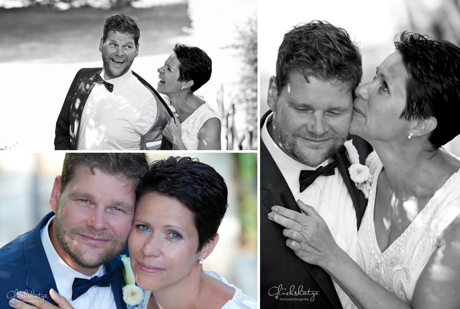 Heiraten Templin Wasser Glückskatze Hochzeitsfotografie