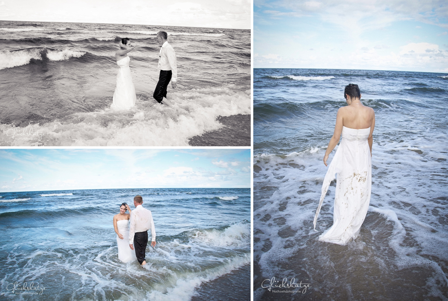 trash the dress baltic sea wedding