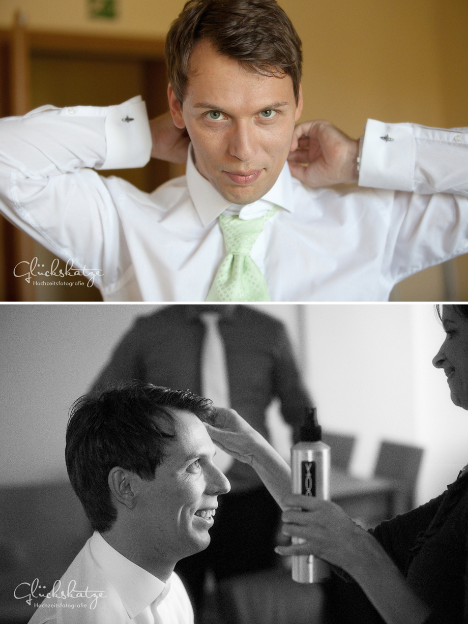 Groom getting ready bräutigam wedding photography brandenburg