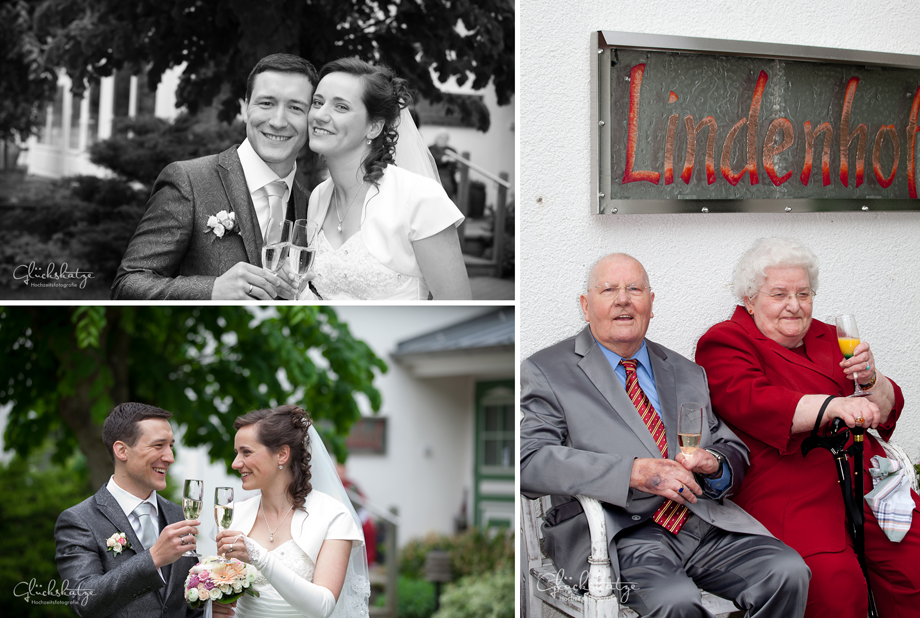 hochzeit seehotel lindenhof sektempfang