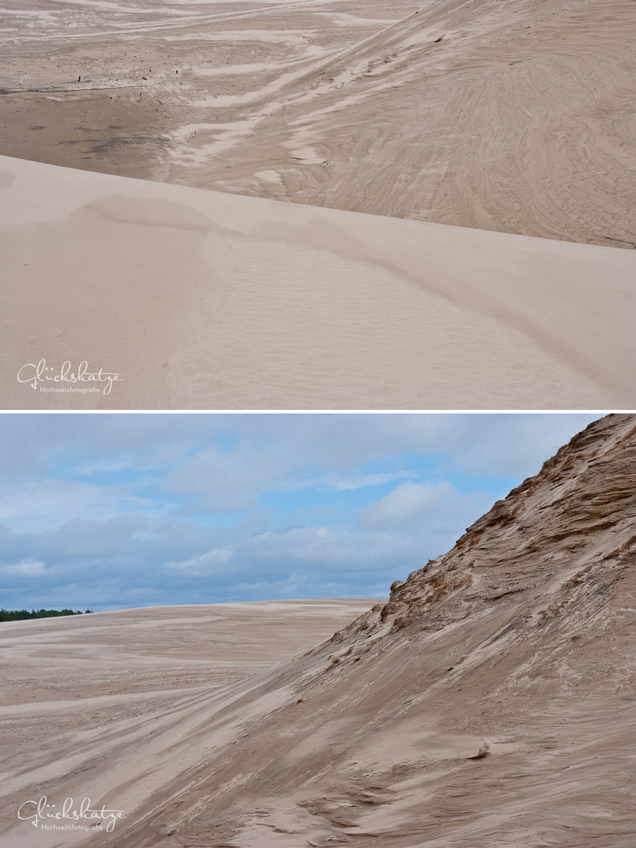 leba dunes wanderdüne ostsee poland baltic sea